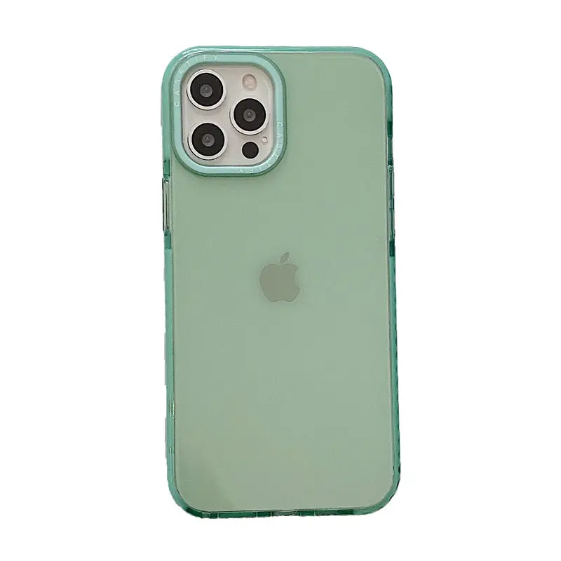 CASETIFY Pure Green TPU Cases for iPhone 13 12 11 14 Pro Max XR XS XS