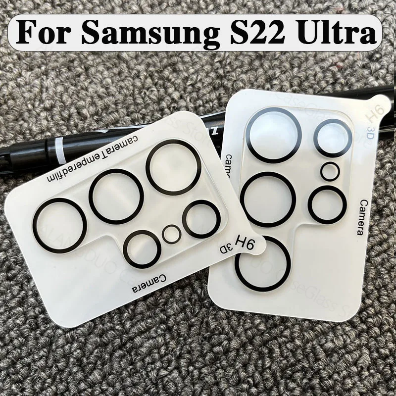 Za Samsung Galaxy S22 Ultra Camera Lens Protector Kaljeno steklo Za Samsung S22Ultra Camera Leča Steklena zaščitna torbica_voghion.com