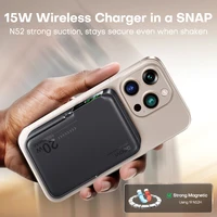 QOOVI Qi2 10000mAh Wireless Power Bank PD20W Fast Charging External Battery Portable Charger For iPhone Samsung iWatch Airpod - Image 2