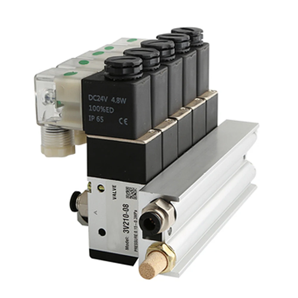 bloco pneumatico da valvula solenoide com muffler 03