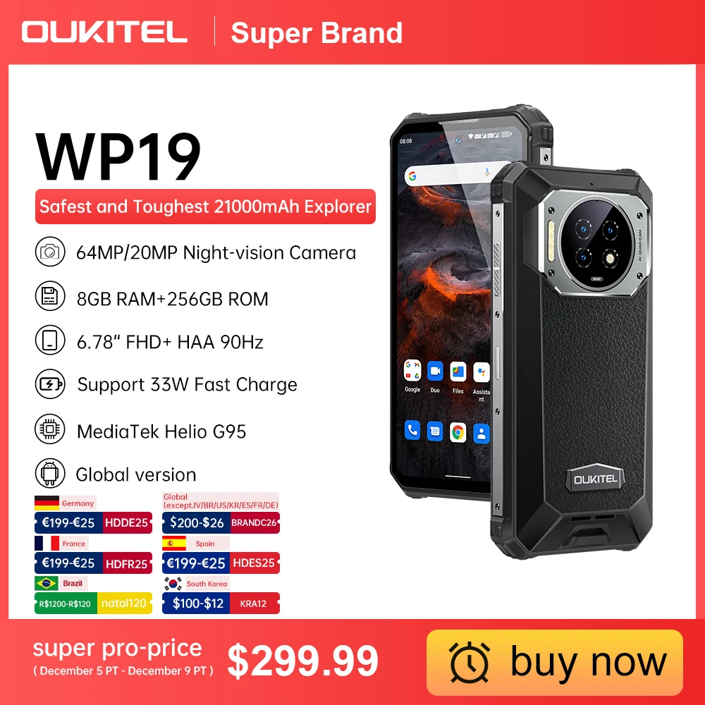 Купить Смартфон Oukitel Wp19 21000 Мач