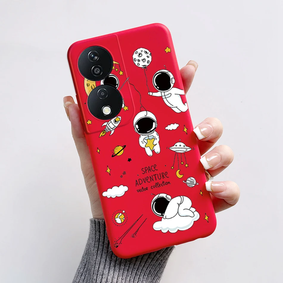 Cute Astronaut Cartoon Soft TPU Phone Case Cover