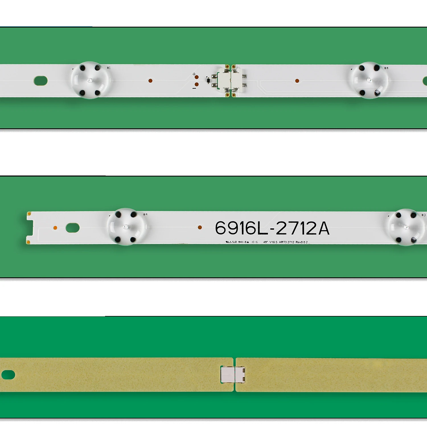 Tira de Retroiluminação Led para lg 49uh603v 49uh620v 49lh570v 49lf5100 49lj5100 49lh590v Ue49k6300ak 6916l2709a 2710 2711a 2712 - Imagem 2