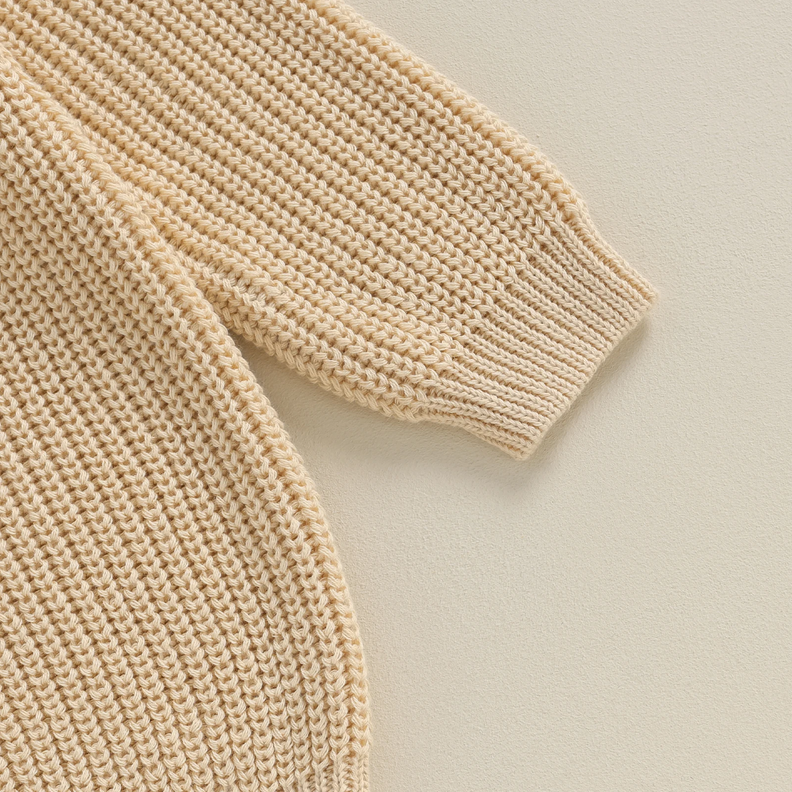 Winter Newborn Baby Boys Sweater Knitwear Letter Embroidery Crew Neck Long Sleeve Pullovers Tops Toddler Casual Crochet Clothes
