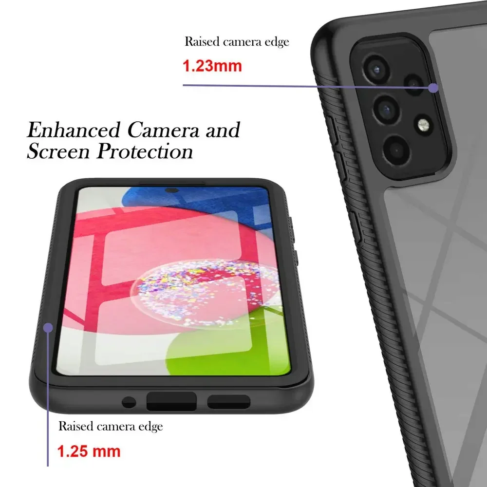 360° Crystal Clear Protective Case with Front and Back Panel