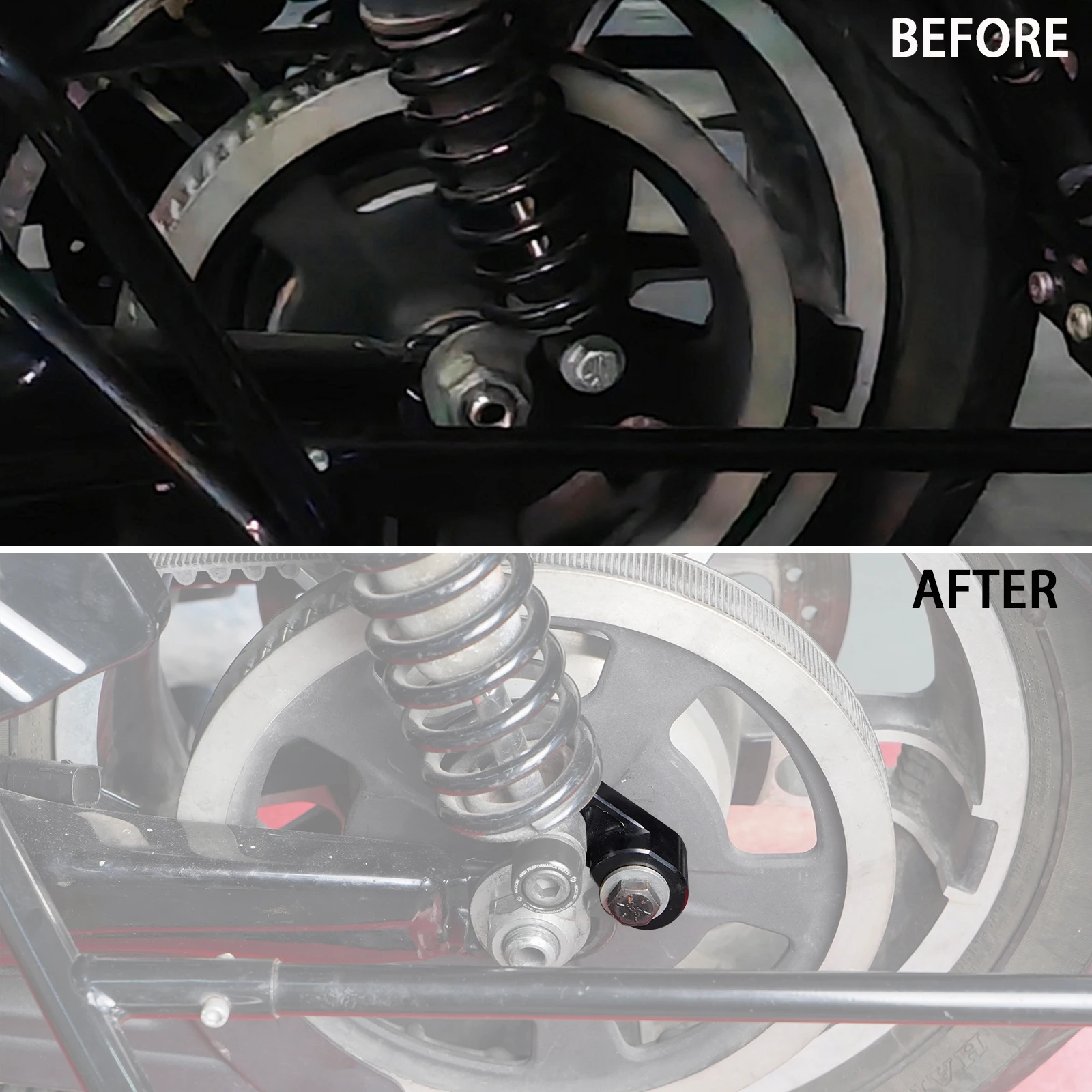 Für Harley Street Glide FLHX/Special FLHXS 2017-2024 Hinterradaufhängung Riser Shock Lift Halterung Road King Special FLHRXS 2017-2024 – Detail 7