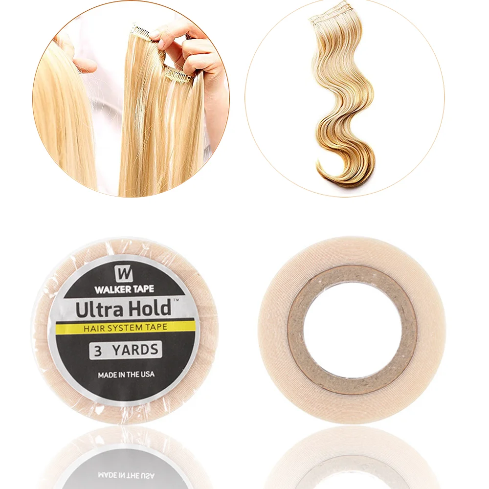 3 Yards Ultra Hold Lace Tape for Wigs WaterProof Strong Adhesive Double Sided Lace Wigs Replacement Tape for Toupee White