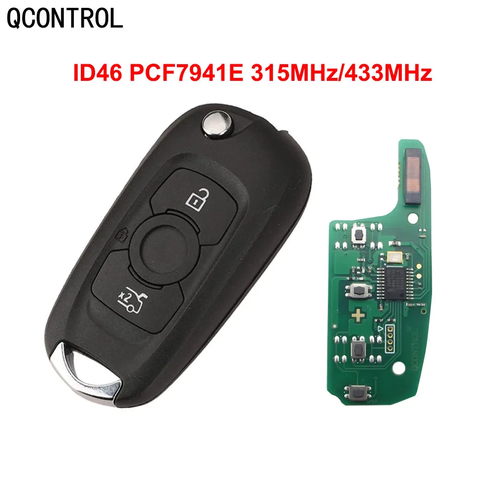 QCONTROL Remote Flip Smart Car Key For Opel Vauxhall Astra K Buick ...