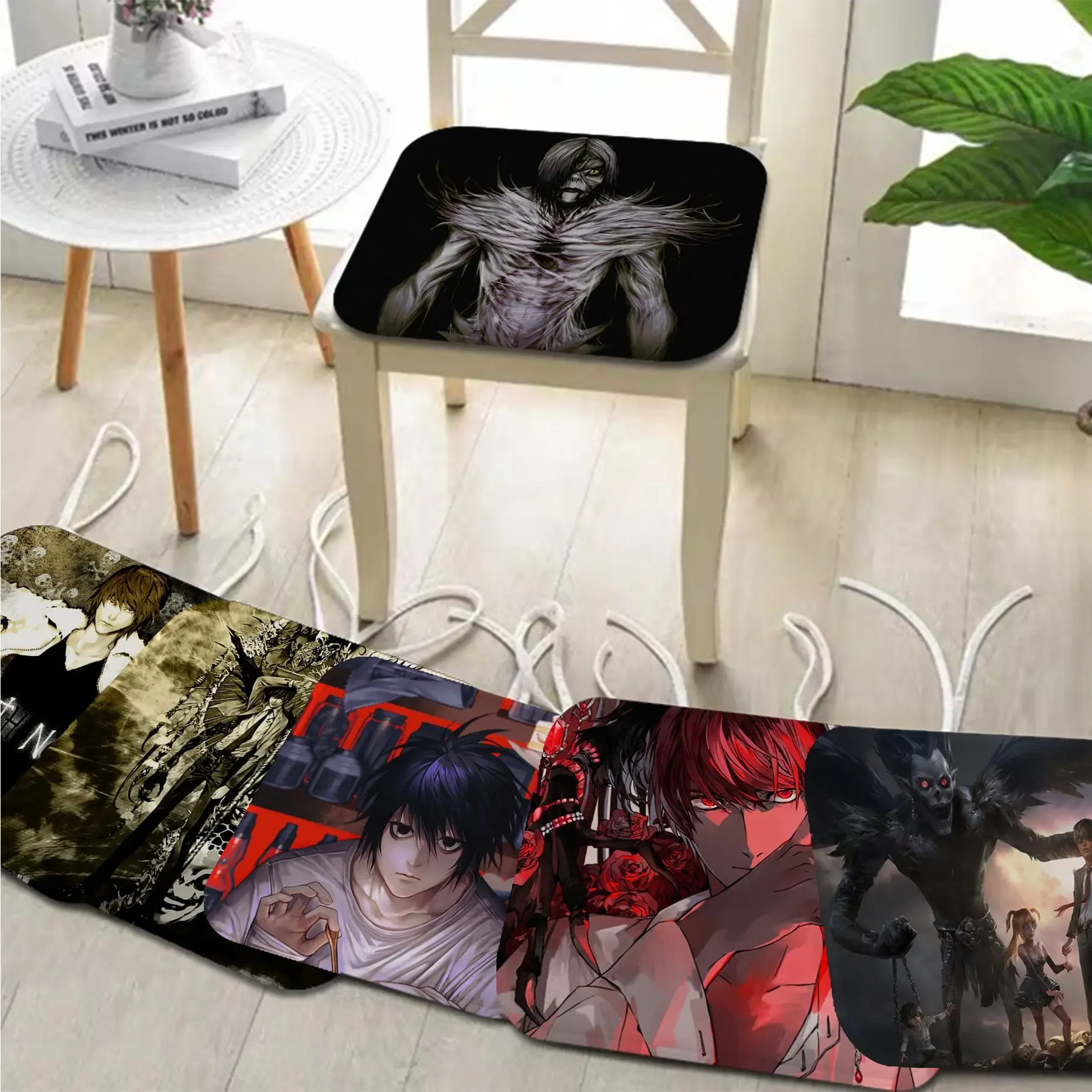 

Anime Death Note Cushion Mat Nordic Printing Chair Cushion Soft Office Car Seat Comfort Breathable 45x45cm Sofa Cushion