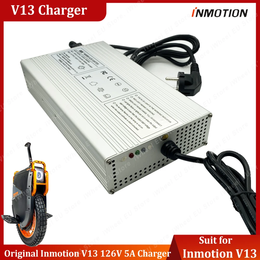 

Оригинальное зарядное устройство Inmotion V13 126 в 5 А для 126 в Вт · ч, Inmotion V13, Электрический Моноцикл, официальные аксессуары INMOTION