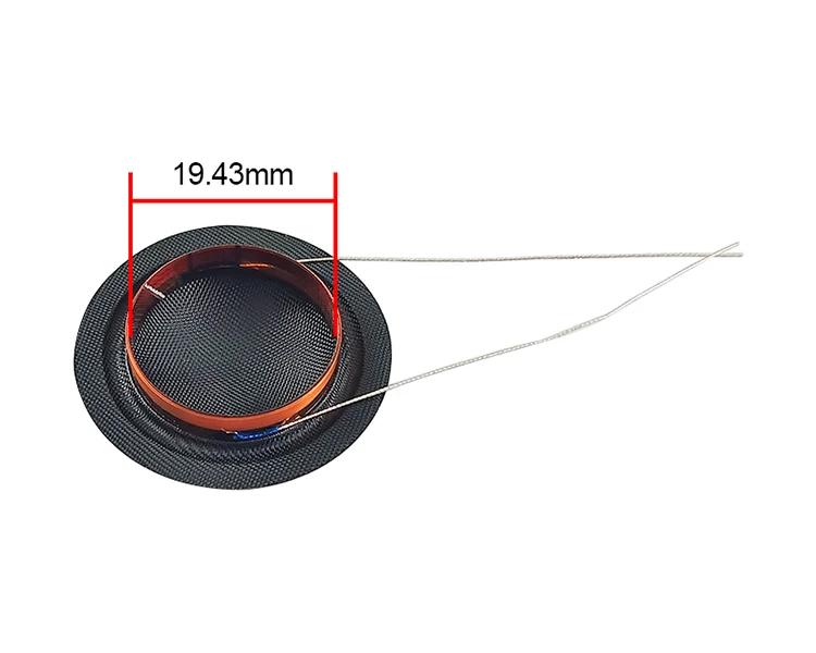 Description Picture 2 of item19.4mm 19.43 Black Silk Membrane Tweeter Voice Coil 19.5Core Sound unidirectional KSV Round Wire 4OHM 2PCS