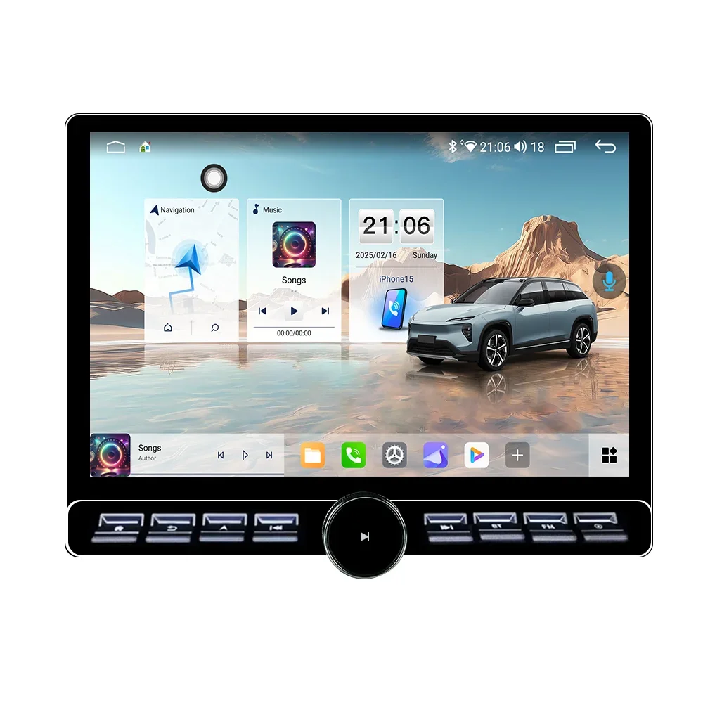 13인치 2K QLED 스크린 8코어 DSP 6GB +128GB 카 스테레오 오디오..