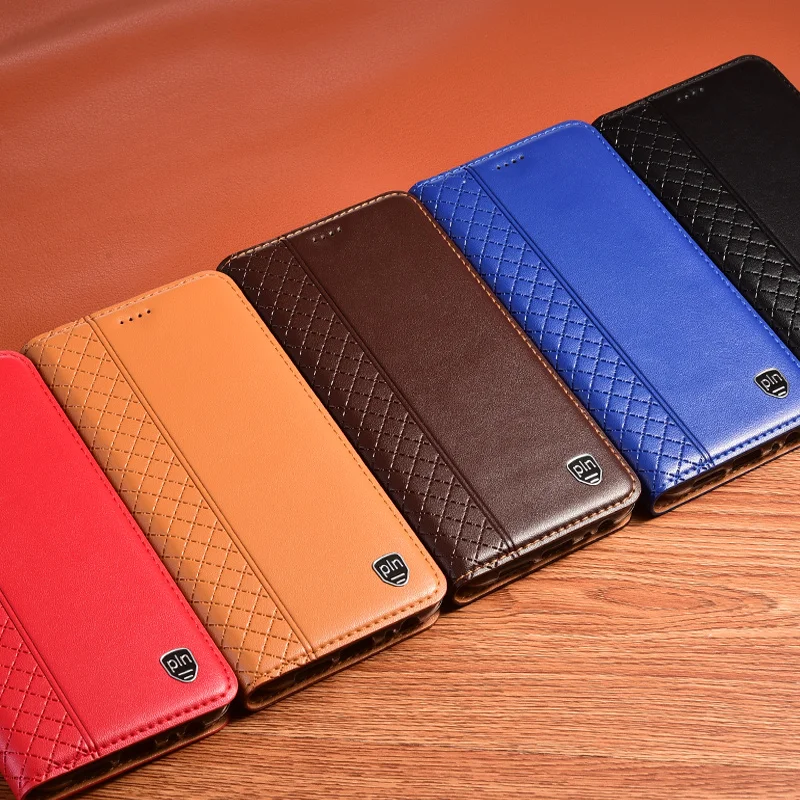 Retro Genuine Leather Case Cover For XiaoMi Black Shark 1 2 3 4 4s 5 RS Pro Magnetic Wallet Flip Cover