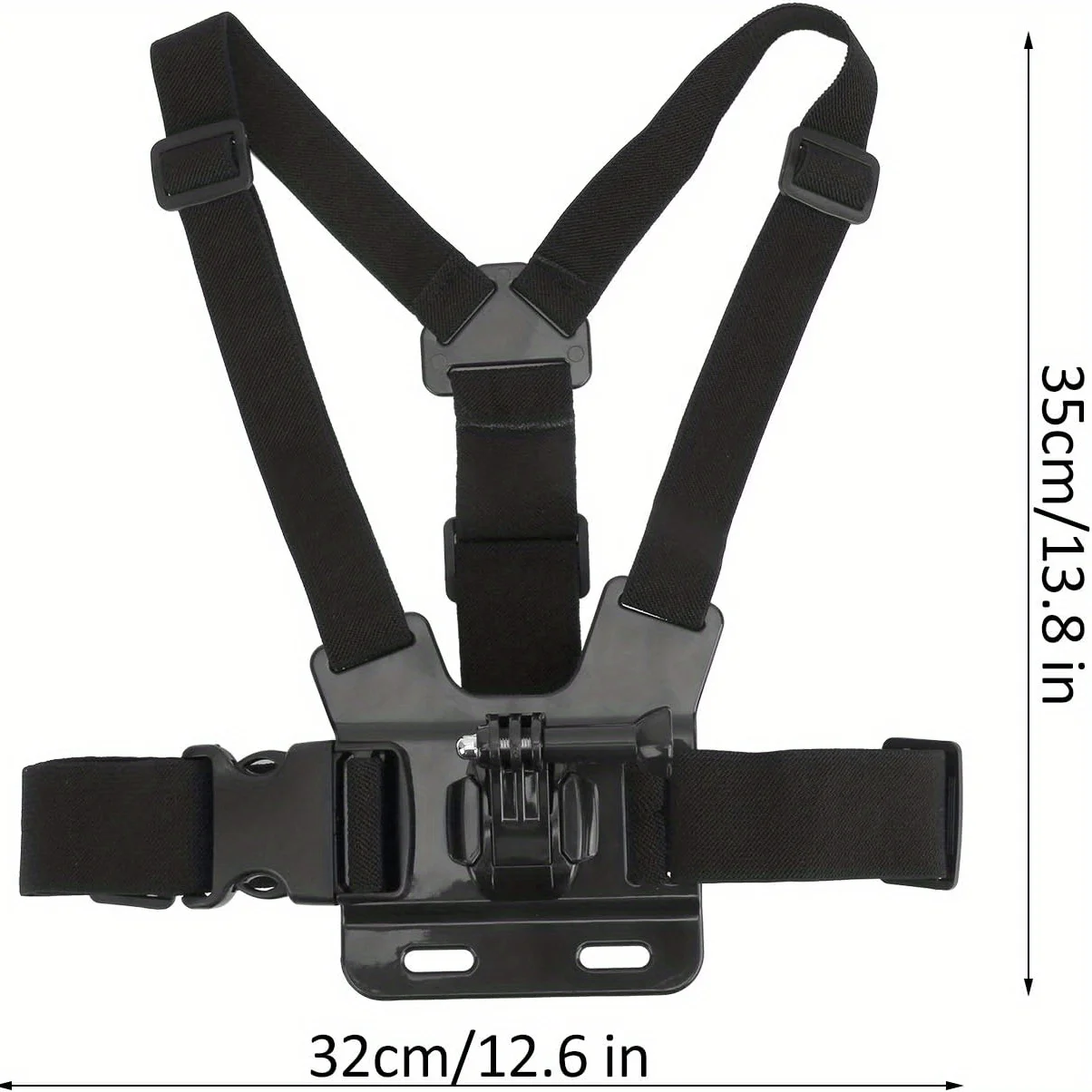 Universal Chest and Head Strap Belt with J-Hook Mount