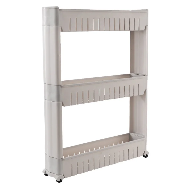 

Push-pull crevice storage rack kitchen bathroom mobile storage rack