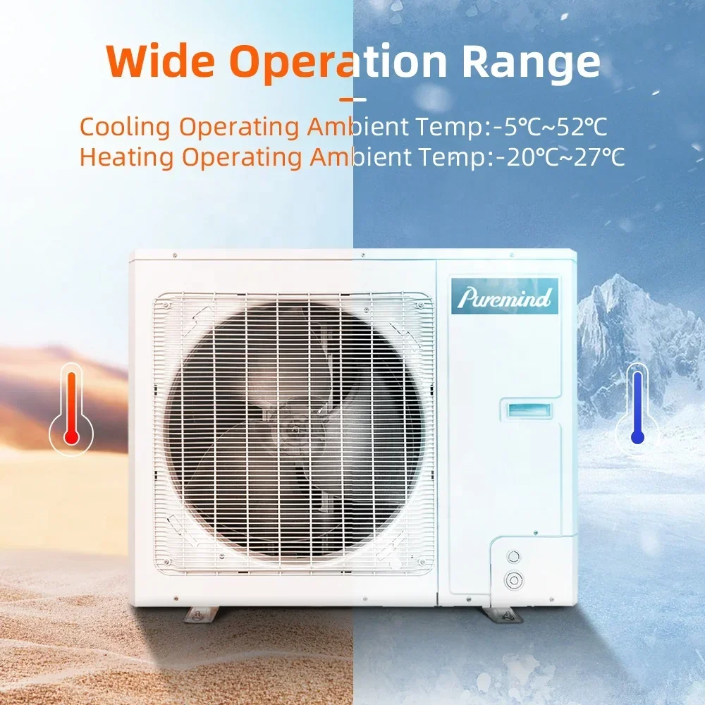 Air ConditionerPuremind Gree Central AC Unit Air Conditioner High Quality Mini VRF System Cooling Heating HVAC 8-33kW For Househ