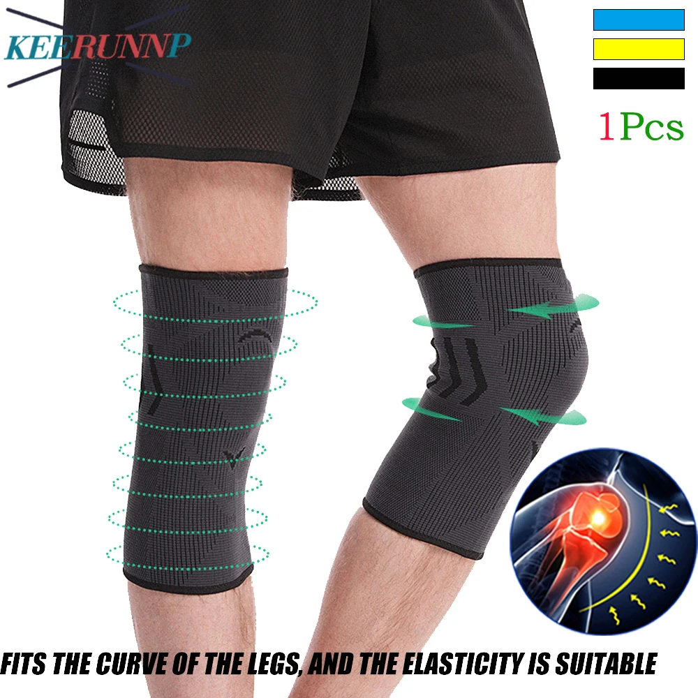

1Pcs Knee Brace for Women Men - Knee Compression Sleeve Support for Running,Arthritis,Meniscus Tear,Sports,Joint Pain Relief,ACL
