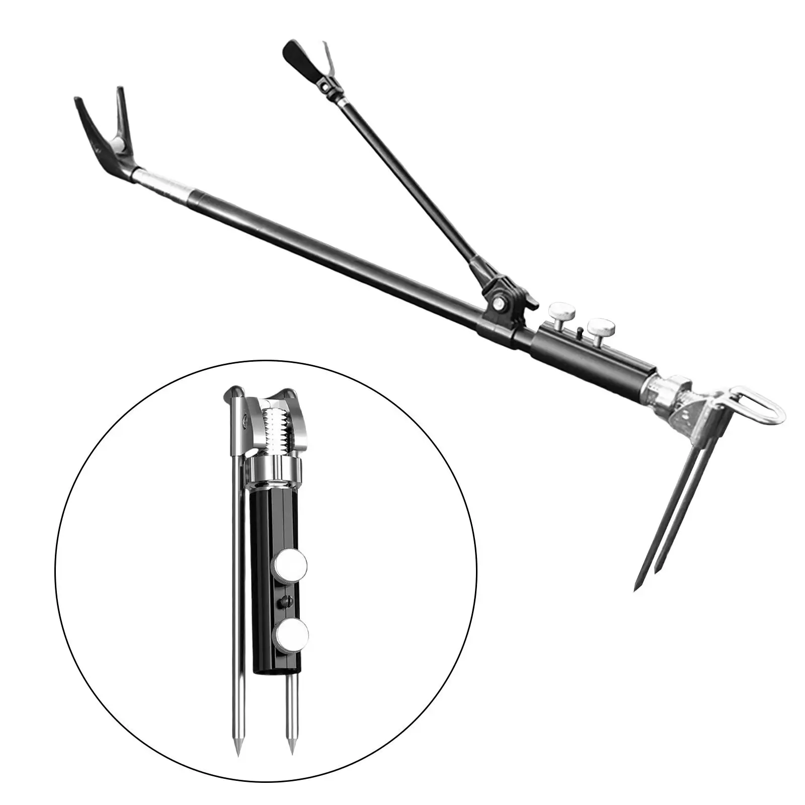 

Держатель для удочки, регулируемая 2 см подставка из нержавеющей стали, кронштейн для удочки, поддержка подставки для банка, рыбалка, Озерный рыболовный инструмент