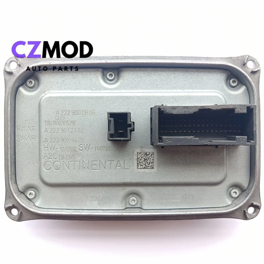 

CZMOD Original A2229000806 Headlights LED Control Module A 222 900 08 06 FOR Mercedes-BENZ S-Class W222 Car Accessories