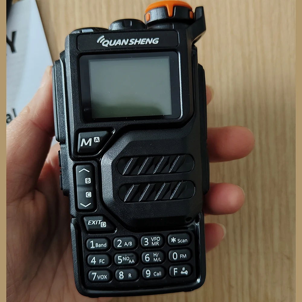 

Quansheng UV K5 Walkie Talkie Long Range Receiver Commutator Station UHF VHF TX FM Scrambler NoAA Frequency Scan Copy Radio