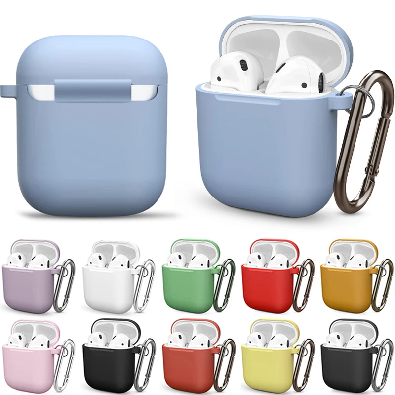 Silicone AirPods Case Cover For Wireless Earphones