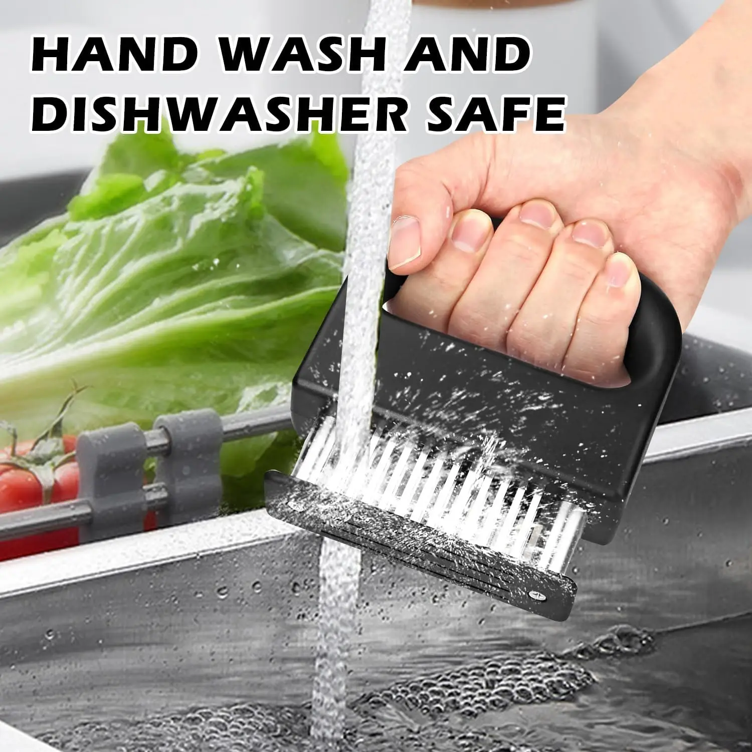 48 Blades Needle Meat Tenderizer Stainless Steel Knife Meat Beaf Steak Mallet Tenderizer Hammer Pounder Cooking Tools