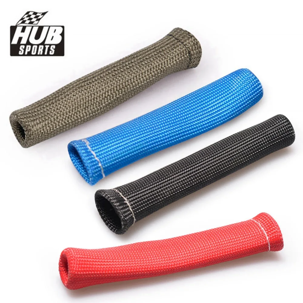 HUB Sports 6cyl Heat Protector Sleeve Sleeving Spark Plug Wire Boot For TOYOTA SUPRA JZA80 2JZ-GTE TURBO VVTI 97-02 FL HU-GT06