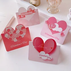 Elegant Heart - Shaped Greeting Cards - Premium Blank Message Cards for Birthdays & Special Occasions (Pack of 20) (Randomly 20 sheets)