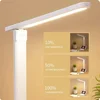 LED eye protection desk lamp touch switch white folding bedroom bedside study reading night light USB plug dimmable table lamp 5