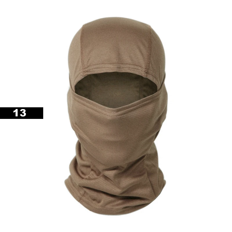 Enhanced Tactical Balaclava Sun Hat Set - Full Face Protection with Camouflage Design