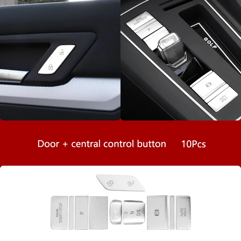 For Vw Volkswagen Golf 8 MK8 Central Control Button Patch Interior Parts Car  Stickers Accessory Tuning Accessories Automobiles - AliExpress