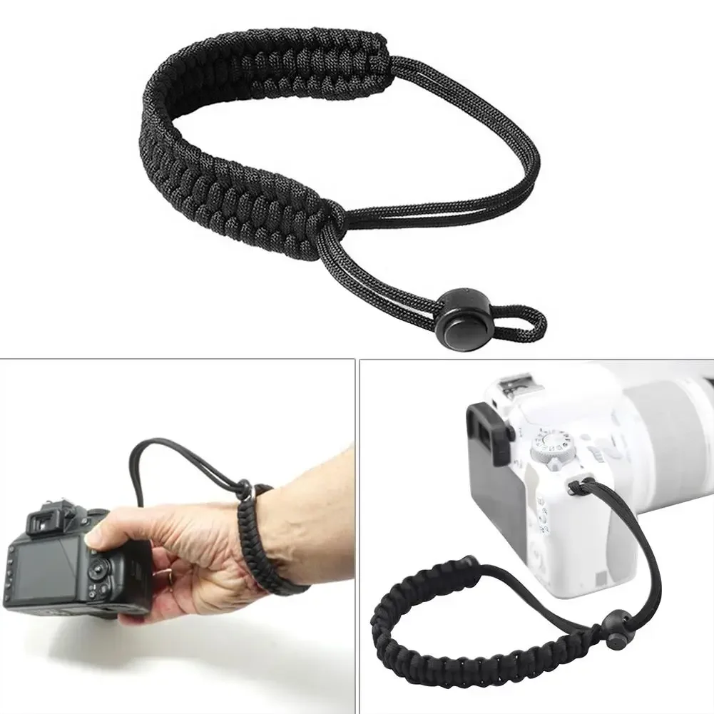 Braided Digital Camera Strap Camera Wrist Strap Hand Grip Wristband for Nikon Canon Sony Pentax Panasonic DSLR