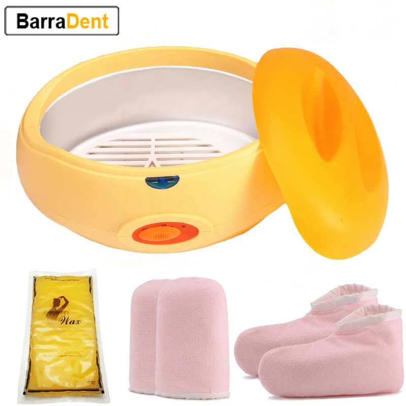 Paraffin Heater 2.2L Hot Wax Bath Warmer With Hands And Feet Thermal Mitts For Moisturize and Soothe Dry Skin