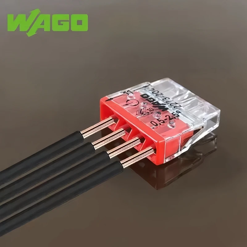 Wago Wiring Terminal 10pcs 2273-202 203 204 205 208 2773-402 403 404 405 406 408 Quick Line Splitting Wiring connector solder seal wire connectors,cable connector assembly,pcb screw terminal block connector kit