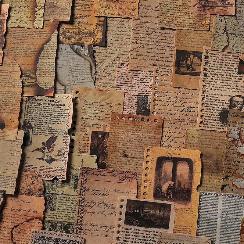 Vintage Literature Scrapbook Paper 1