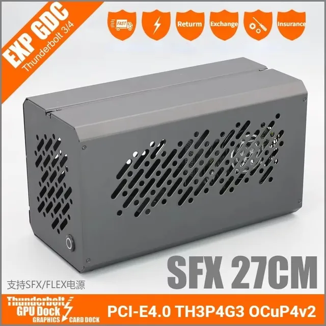 Aluminum Case TH3P4G3 Thunderbolt-3/4 USB4 OcuLink GPU Dock Metal