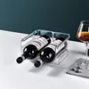 Red Wine Wine Display Rack Bottle Holder Refrigerator Organizer Transparent Universal Storage Box Water Bottle Organizer Durable 4