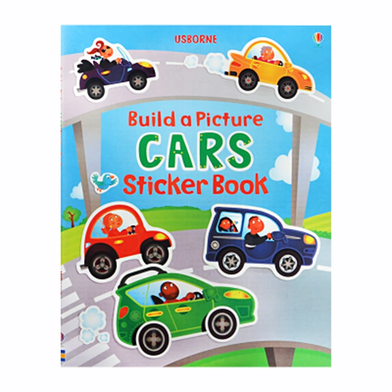 New A4 Size Children Preschool Montessori Cartoon Sticker books Toddler Kids English Book with Stickers for Kindergarten Gifts 4