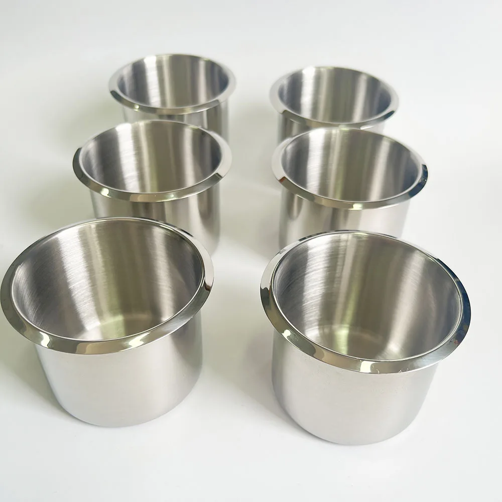 68mm 스테인레스 스틸 해양 보트 RV 컵 물 음료 병 홀더 녹슬지 않는 범용 수정 컵 홀더