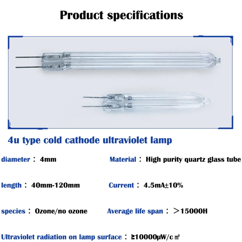 DC5V Ozone UV Lamp Tube for DIY Light Sterilizer
