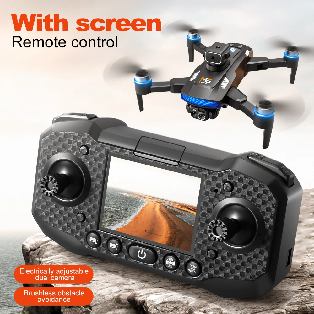 Drone de poche avec caméra HD et évitement d'obstacles intelligent, atterrissant sur une paume ouverte.