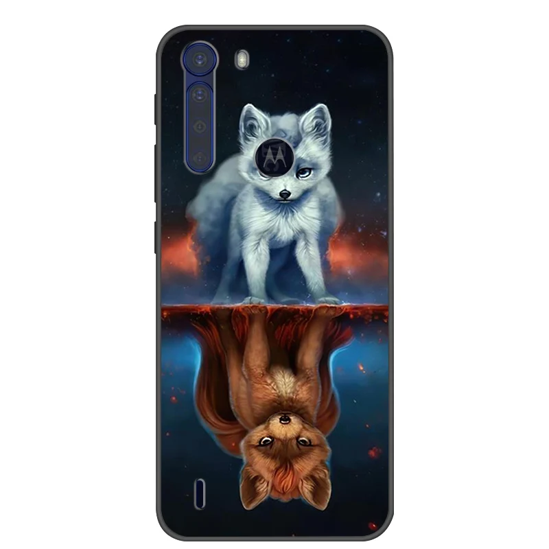 Fashionable Cool Soft Silicone Cover for Motorola One Fusion+ Phone