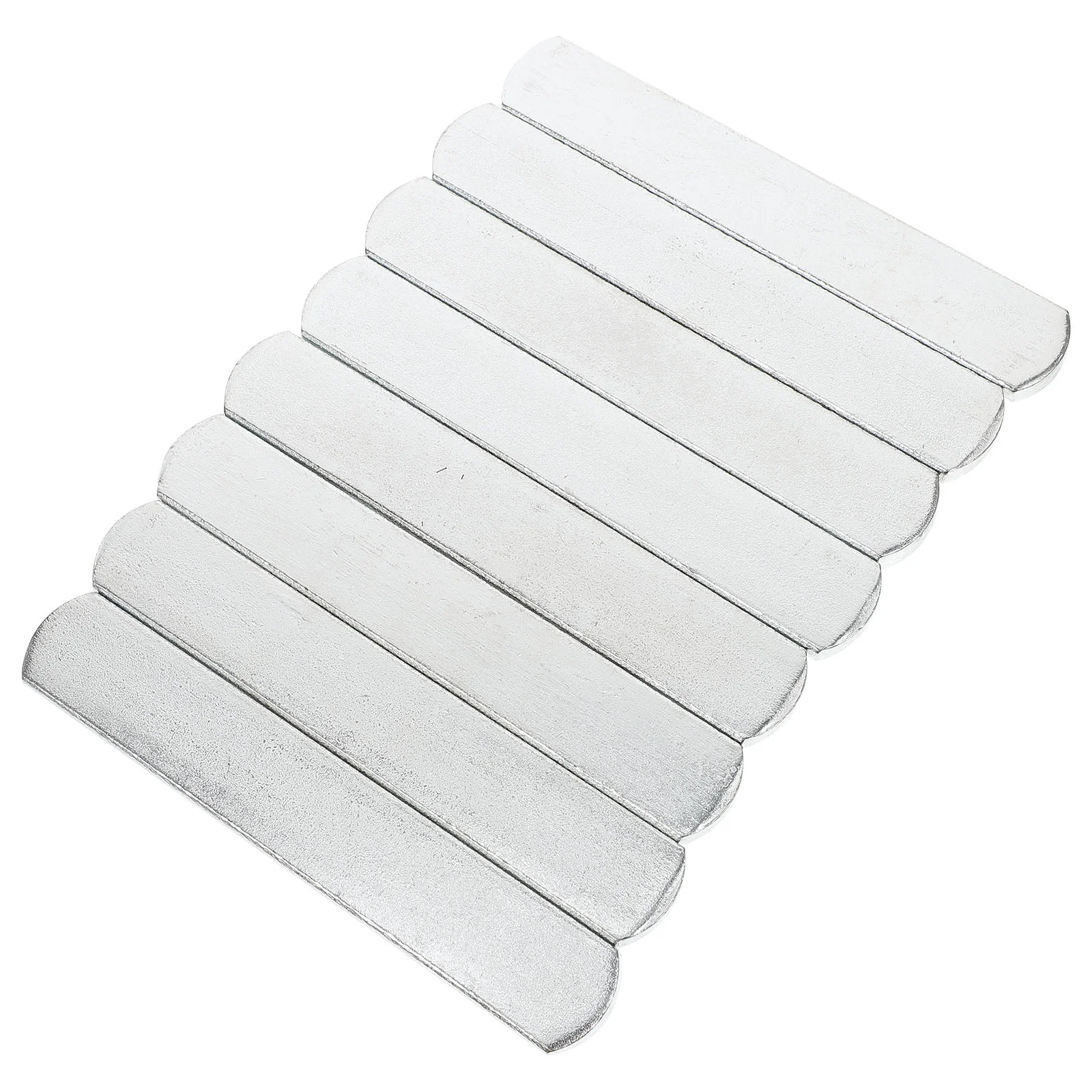8 Pcs Load Bearing Plate Weight Steel Weighted Vest Plates Strength Training Sports Tape Jogging Fitness