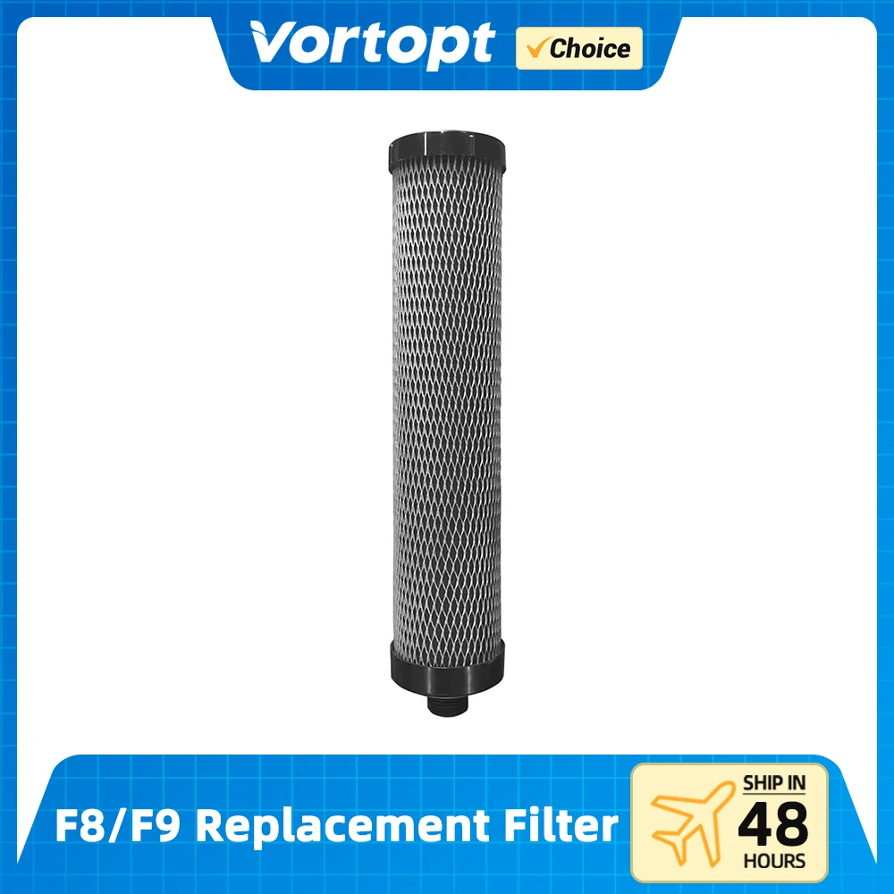 Vortopt ACF Replacement Filter Compatible with F8/F9 Countertop Water Filter 6-12 Months Lifetime