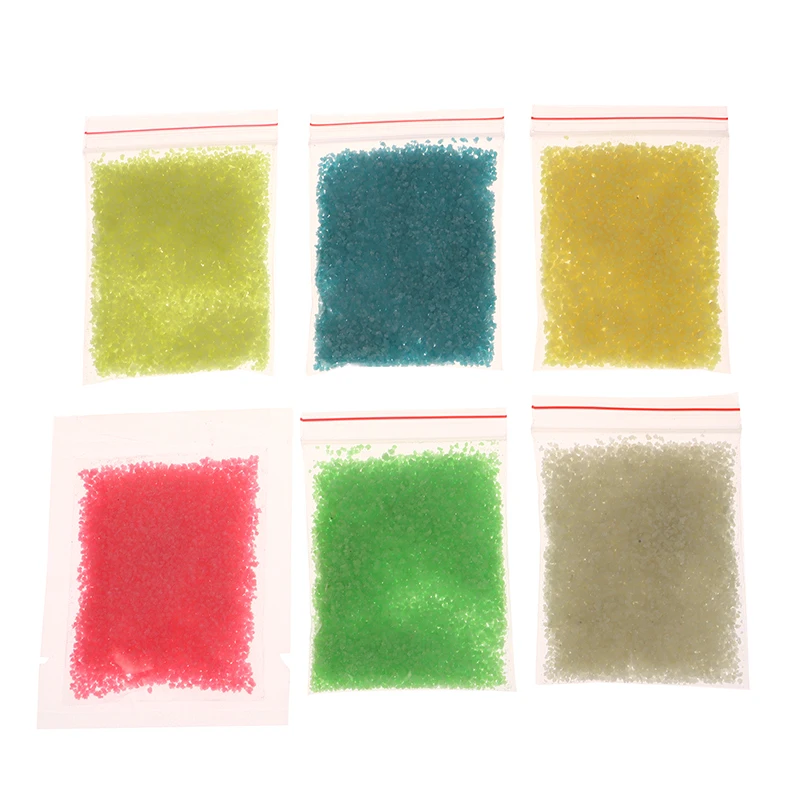 10g DIY Fluorescent Luminous Phosphor Particles Glow Pigment In The Dark Sand Powder Glowing Bright Gravel Noctilucent Stones glow stones luminous sand