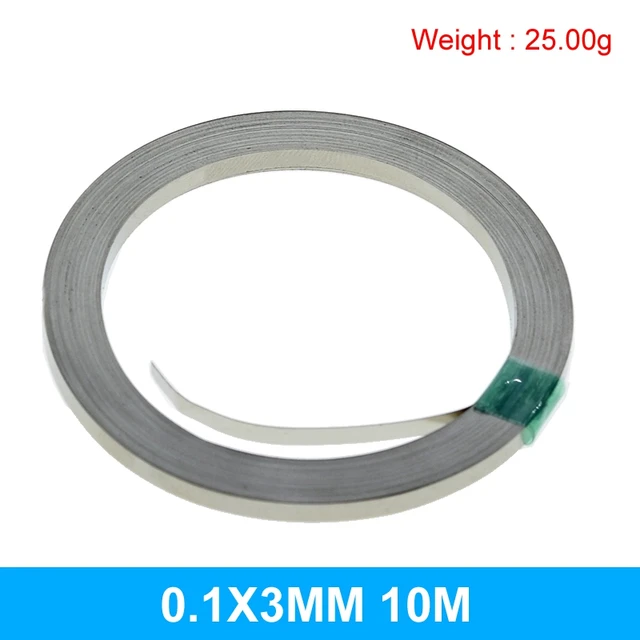 Nickel Strip 10m 18650 Liion Battery Nickel Sheet Plate Nickel Plated