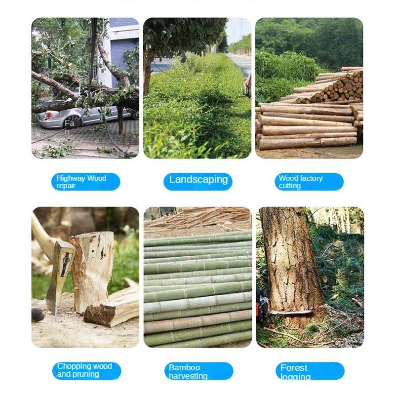 8500W chainsaw logging saw high-power portable chain saw 20 inches chain saw gasoline saw logging multi-function wood drill bit