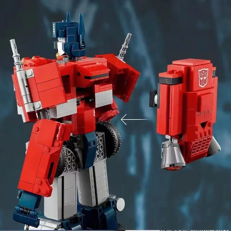 Transformation Robot Car Toys Optimus Prime Truck Autobot Deformation Movies Building DIY Model Blocks for Kids 4