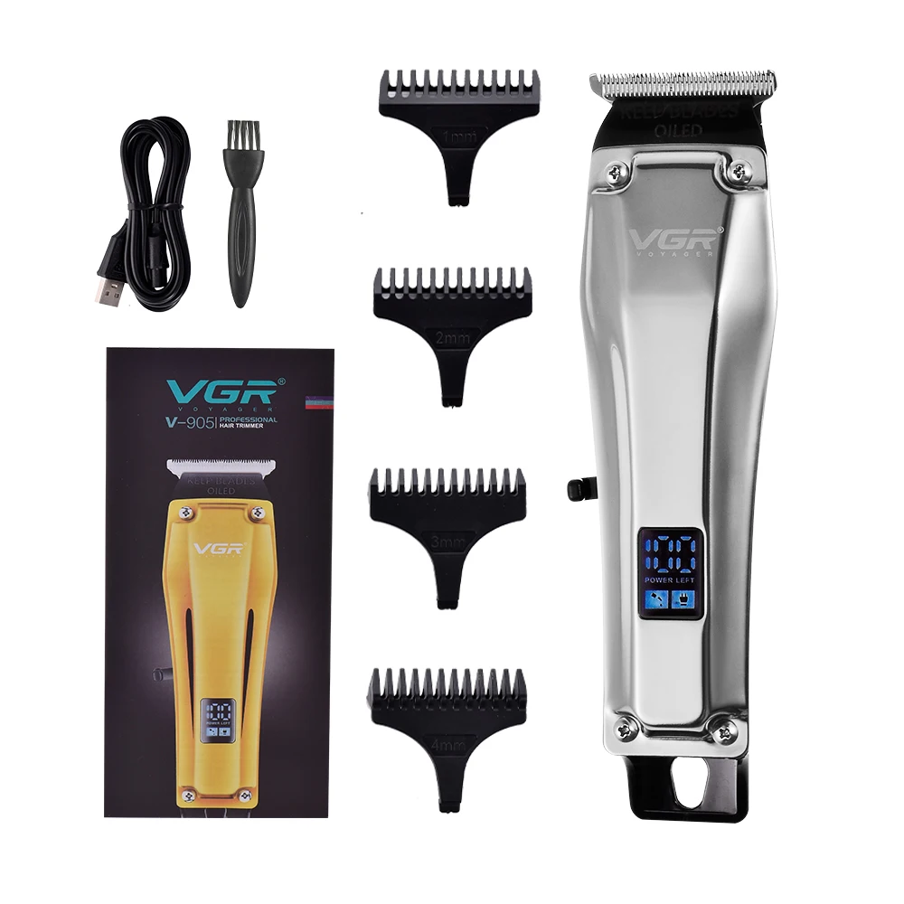 ماكينة قص الشعر الكهربائية القابلة لإعادة الشحن عب...