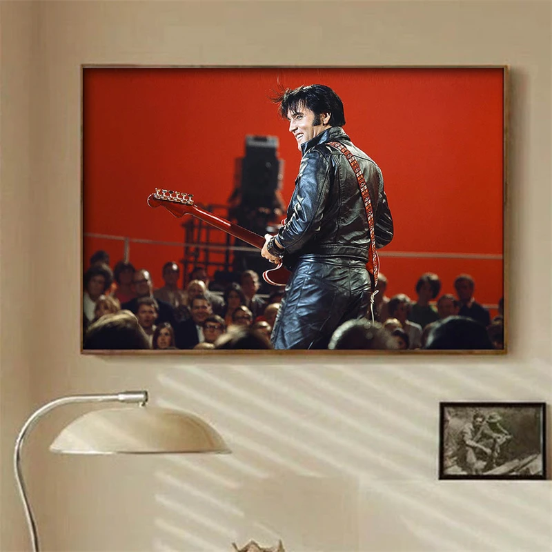 Vintage Pop Legend Canvas Print Wall Art - Music Icon Aesthetic Decor